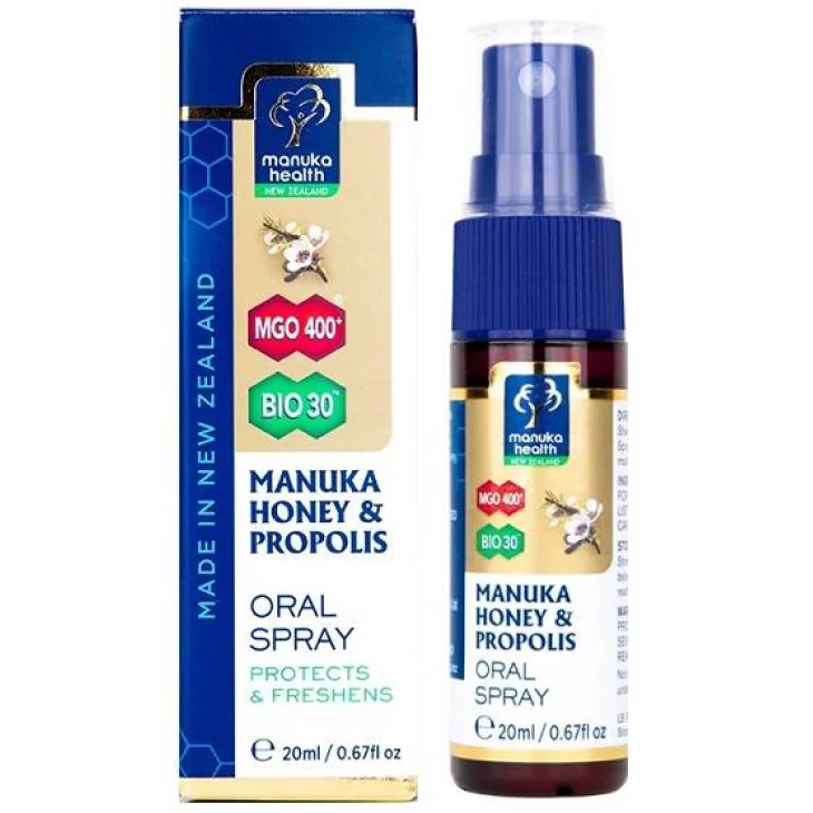 Manuka Health Miele e Propoli Spray Gola 20 ml Manuka Health Miele e Propoli Spray Gola 20 ml