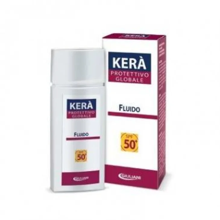 Giuliani Kerà Protettivo Globale Fluido Protezione Solare Spf50+ 50 ml