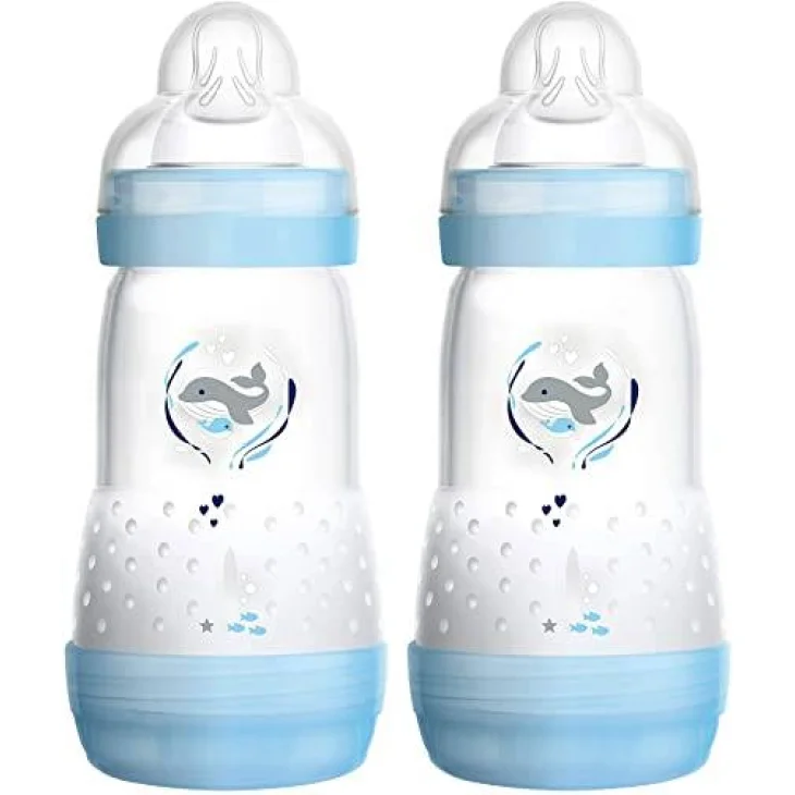 Mam Easy Start Biberon Anti-Coliche Fantasia Maschio 260 ml 2 pezzi