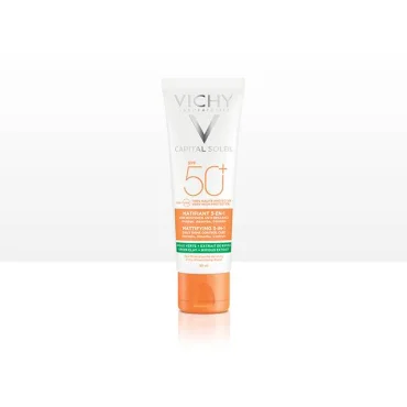 Vichy Capital Soleil Trattamento Viso Opacizzante 3in1 SPF50+ 50 ml