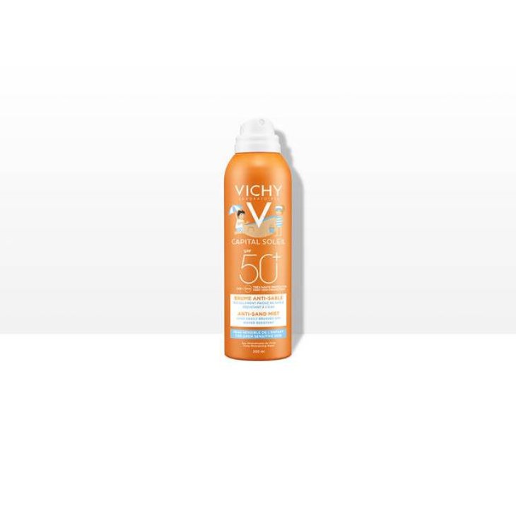 Vichy Capital Soleil Spray Solare Bimbi Anti-Sabbia SPF50+ 200 ml