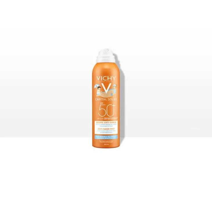 Vichy Capital Soleil Spray Solare Bimbi Anti-Sabbia SPF50+ 200 ml