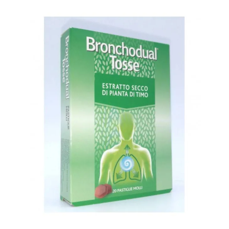Bronchodual Tosse e Gola 20 pastiglie molli