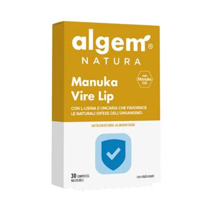 Algem Natura Manuka Vire Lip Integratore Tonico 30 compresse