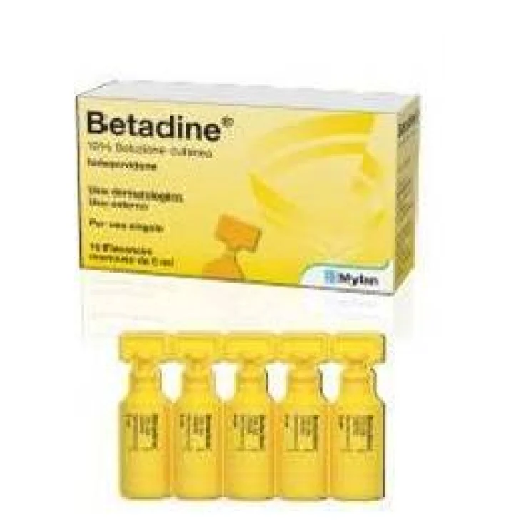 Betadine 10% Soluzione Cutanea 10 Flaconcini Monouso 10 ml