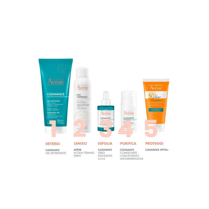Avène Eau Thermale Cleanance Gel Detergente Purificante Nuova Formula 400 ml