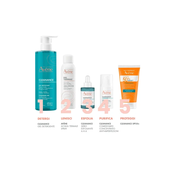 Avène Eau Thermale Cleanance Gel Detergente Purificante Nuova Formula 400 ml
