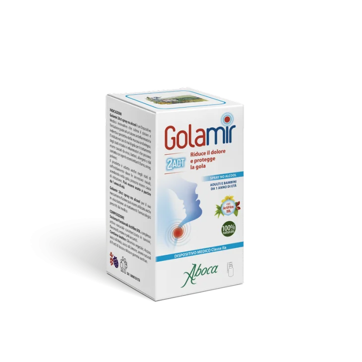 Aboca GolaMir 2Act Spray No Alcool 30 ml
