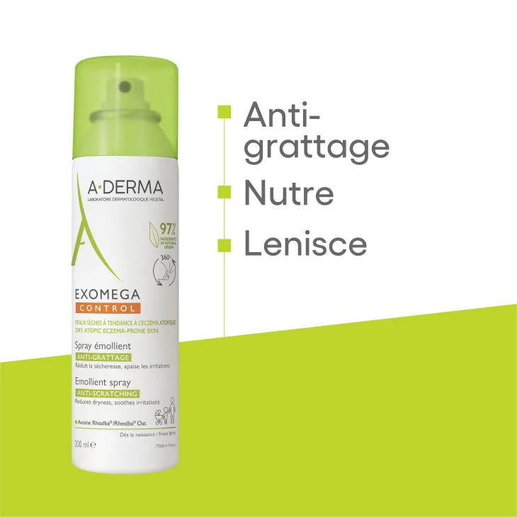 A-Derma Exomega Control Spray Emolliente Anti-Prurito 200 ml A-Derma Exomega Control Spray Emolliente Anti-Prurito 200 ml