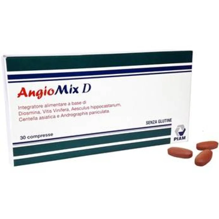 Piam Farmaceutici Angiomix D Integratore per il Microcircolo 30 compresse