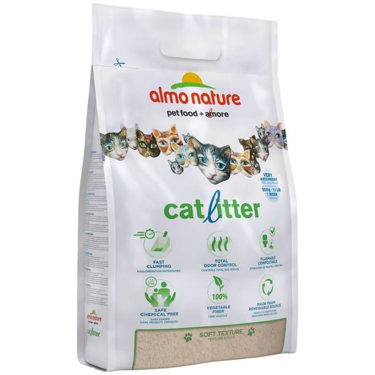 Almo Nature Cat Litter Lettiera per gatti biodegradabile 4.54 Kg
