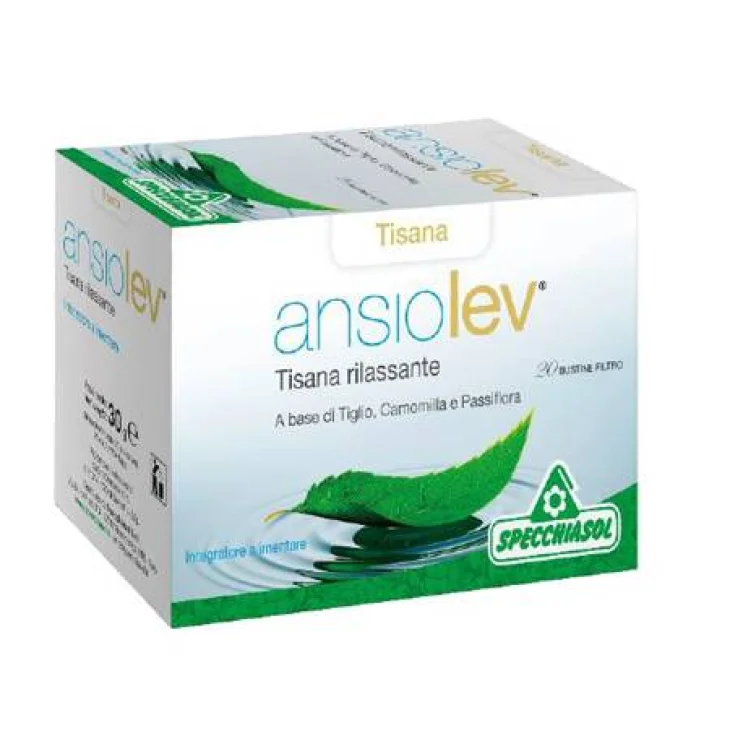 Specchiasol Ansiolev Tisana rilassante con tiglio camomilla e passiflora 20 filtri