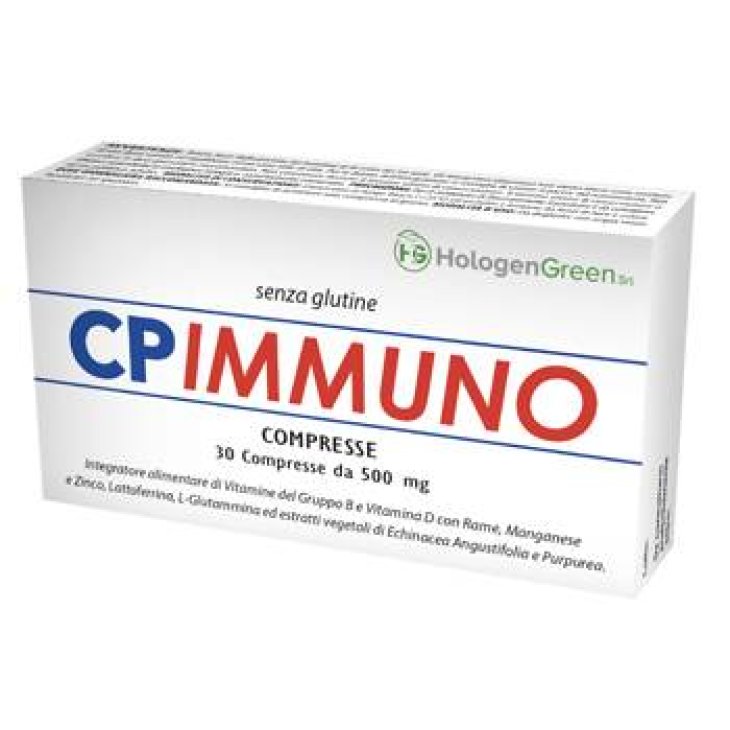 Hologreen CPImmuno Integratore Multivitaminico 30 Compresse da 500 mg