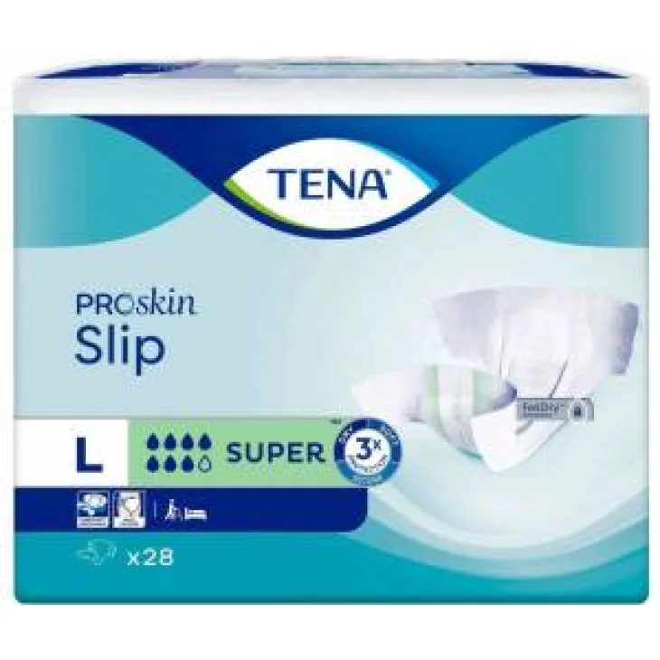 Tena Slip Super Pannolone a mutandina Taglia L 28 Pezzi