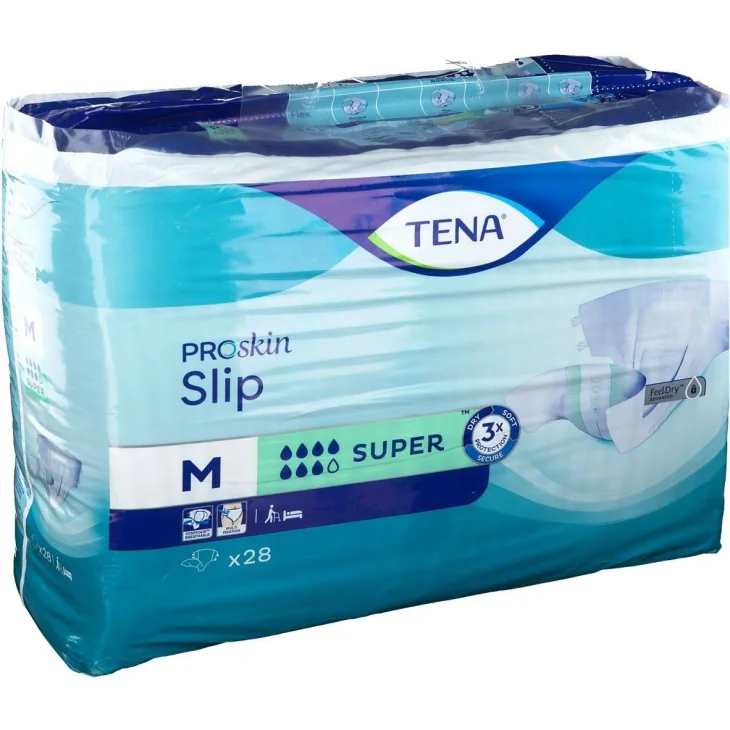 Tena Slip Super Pannolino a mutandina per incontinenza Taglia M 28 Pezzi