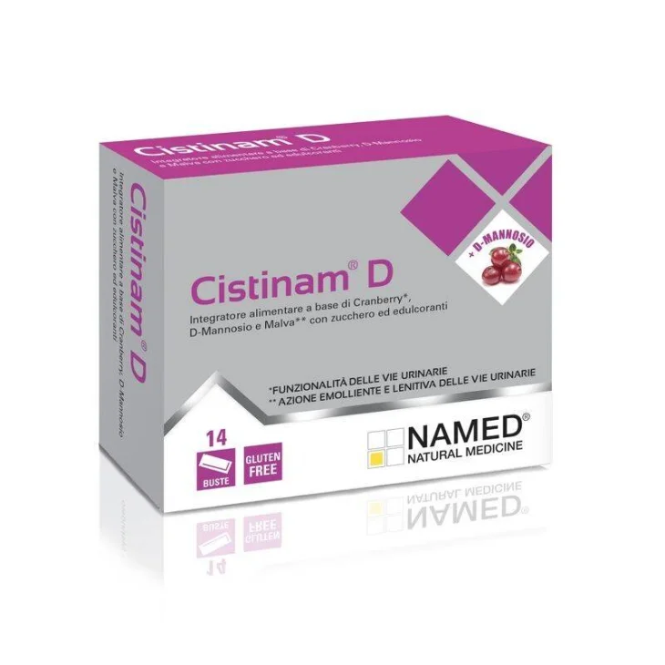 Named Cistinam D Integratore Benessere Vie Urinarie 14 bustine