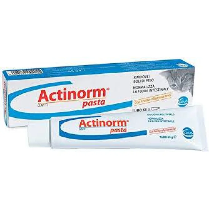 Actinorm Pasta Gatti per rimuove boli di pelo 65 g