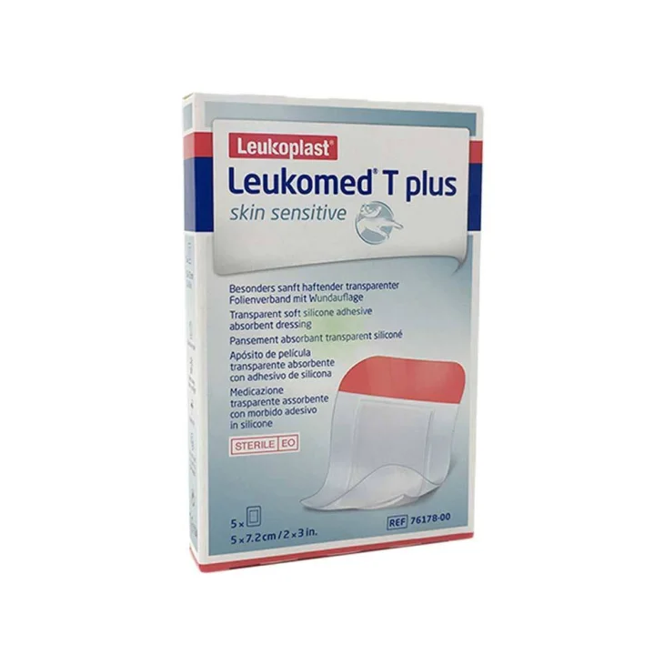 BSN Medical Leukomed T Plus Medicazione Post Operatoria in Silicone 8x10 cm