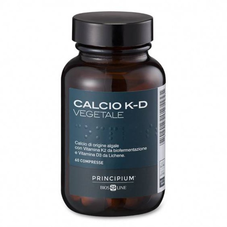 Bios Line Principium Calcio K-D Vegetale Integratore di Calcio e Vitamine 60 compresse