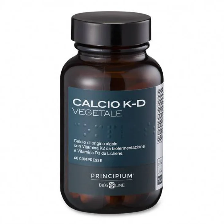Bios Line Principium Calcio K-D Vegetale Integratore di Calcio e Vitamine 60 compresse