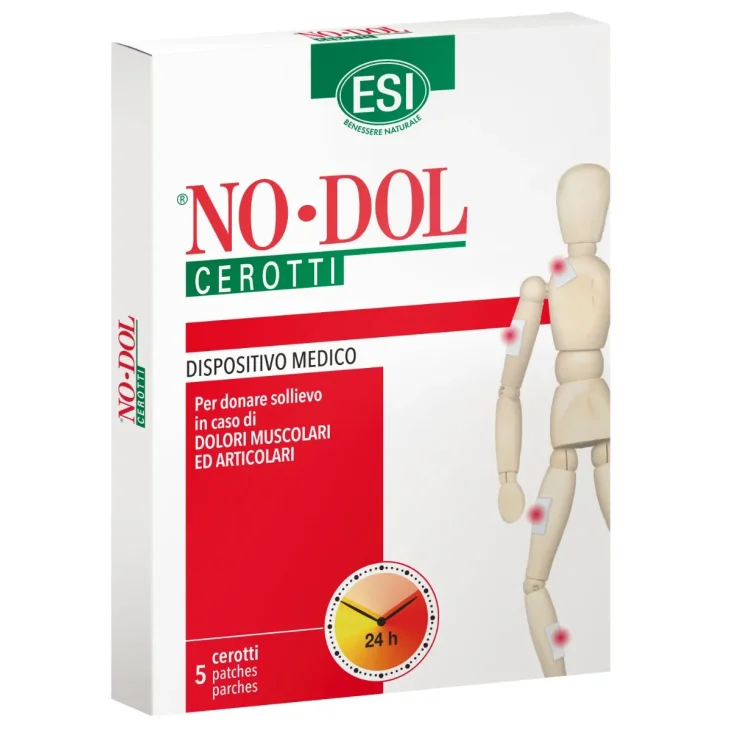 ESI No Dol Cerotti per Dolori Muscolari 5 pezzi