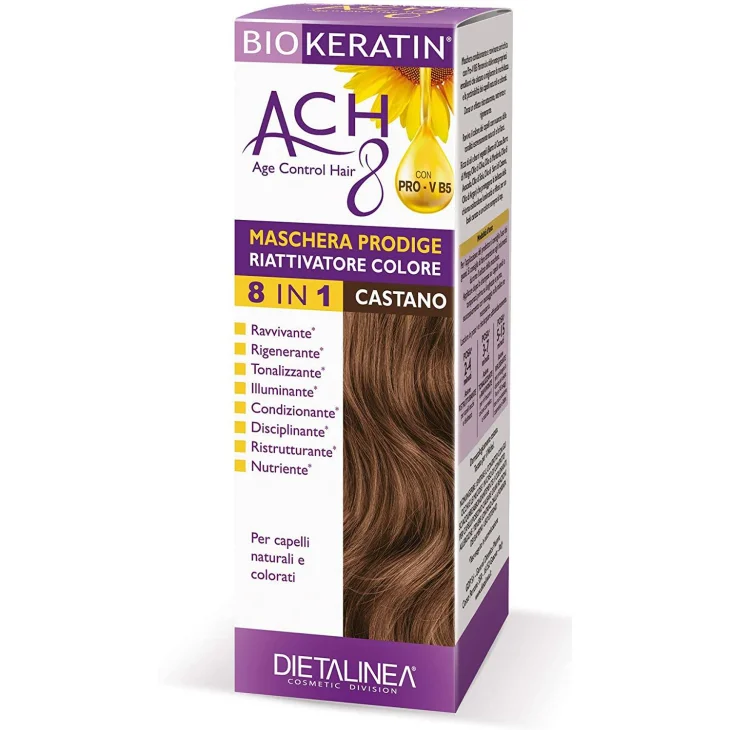 Biokeratin ACH8 Maschera Prodige Riattivatore di Colore Castano 150 ml