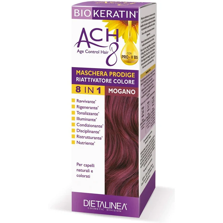 Biokeratin ACH8 Maschera Prodige Riattivatore di Colore Mogano 150 ml