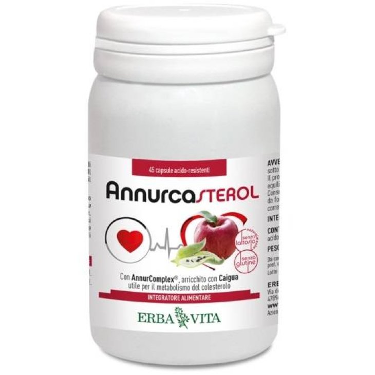 Erba Vita Annurca Sterol Integratore per il Metabolismo del Colesterolo 45 compresse