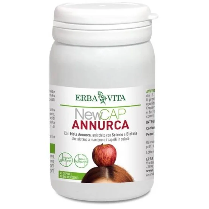 Erba Vita NewCap Annurca Integratore per la Salute dei Capelli