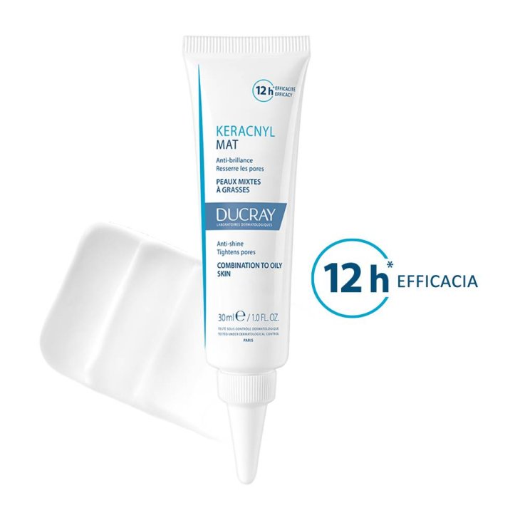 Ducray Keracnyl Mat Gel - Crema Anti-Lucido Pelle Mista e Grassa 30 ml