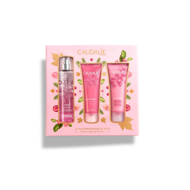 Caudalie Cofanetto Profumato Rose De Vigne Trio
