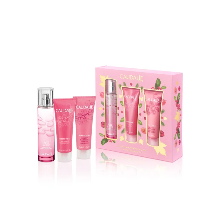Caudalie Cofanetto Profumato Rose De Vigne Trio