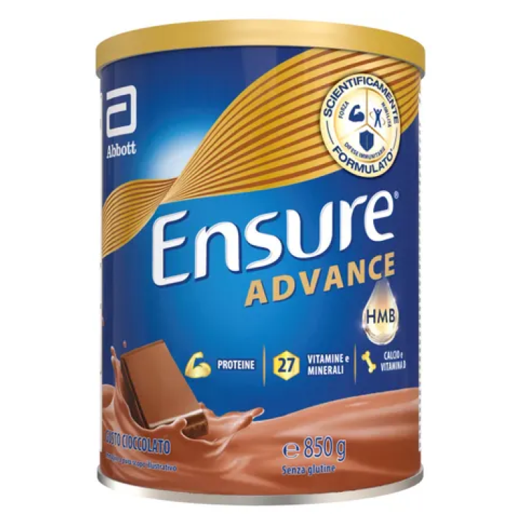 Ensure Advance Polvere Alimento a Fini Medici Speciali Gusto Cioccolato 850 g