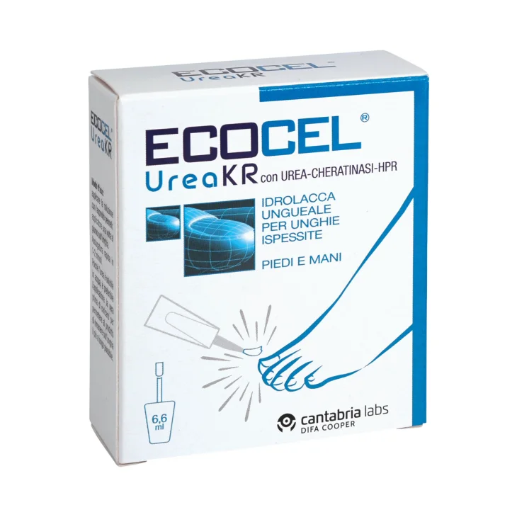 Difa Cooper Ecocel Urea KR Lacca Ungueale per Unghie Ispessite 6,6 ml