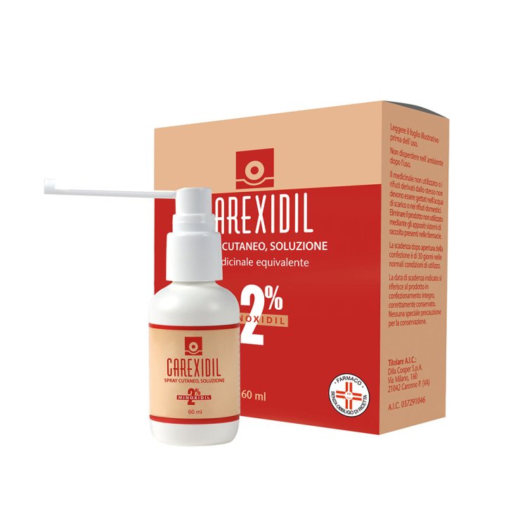 Difa Cooper Carexedil Soluzione Cutanea 2% 60 ml