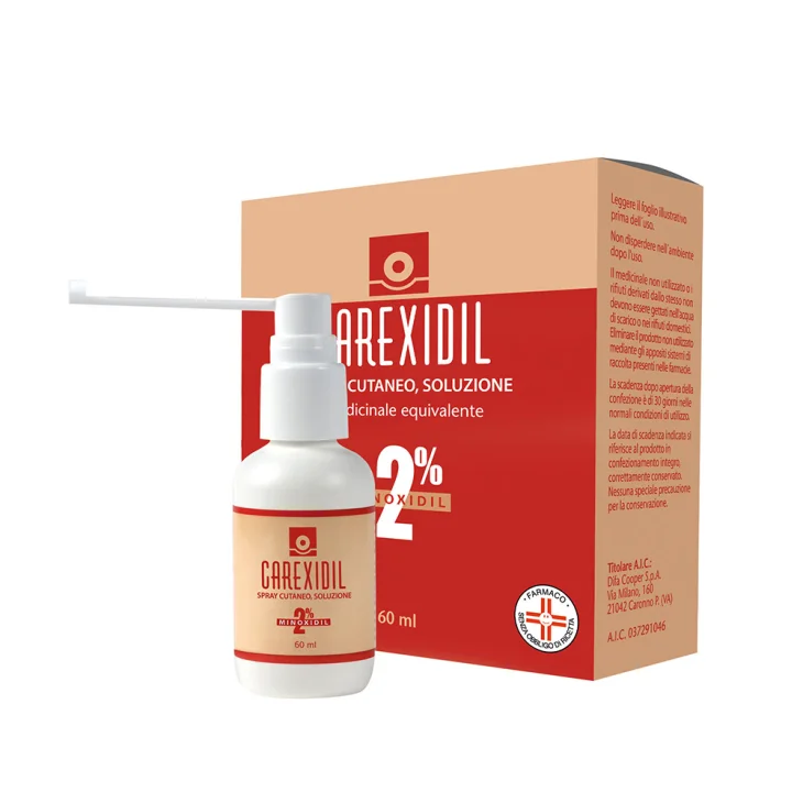 Difa Cooper Carexedil Soluzione Cutanea 2% 60 ml