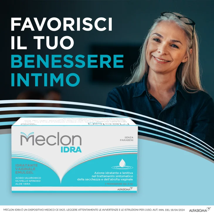 Meclon Idra Emulgel Idratante vaginale 7 flaconi monodose