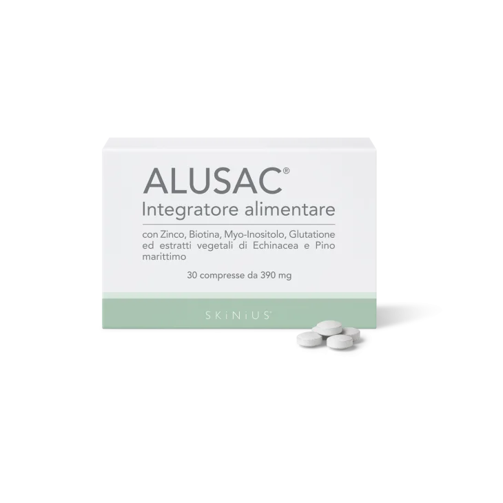Skinius Alusac Integratore Pelle Grassa e Asfittica 30 compresse