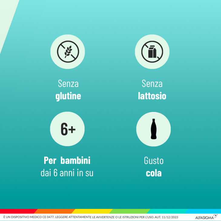 NeoBorocillina Gola Junior Pastiglie per la Gola Gusto Cola 15 pezzi