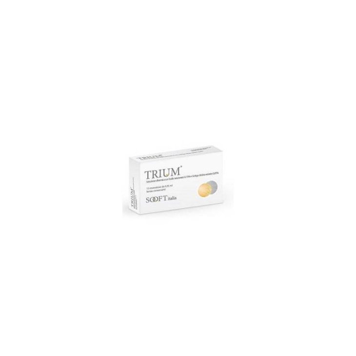 Sooft Italia Trium Monodose Gocce Oculari 15 flaconcini