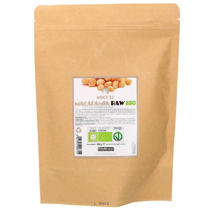 ErbaVoglio Noci di Macadamia Bio 200 g