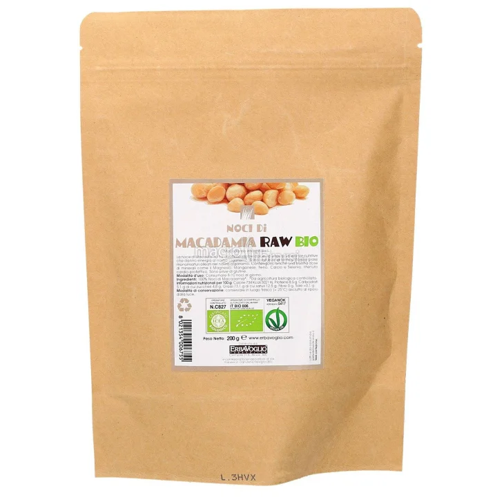ErbaVoglio Noci di Macadamia Bio 200 g