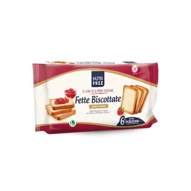 Nutri Free Fette Biscottate Prodotto senza glutine lattosio e uova 225 g