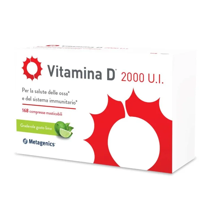 Metagenics Vitamina D 2000 Ui 168 Compresse Masticabili