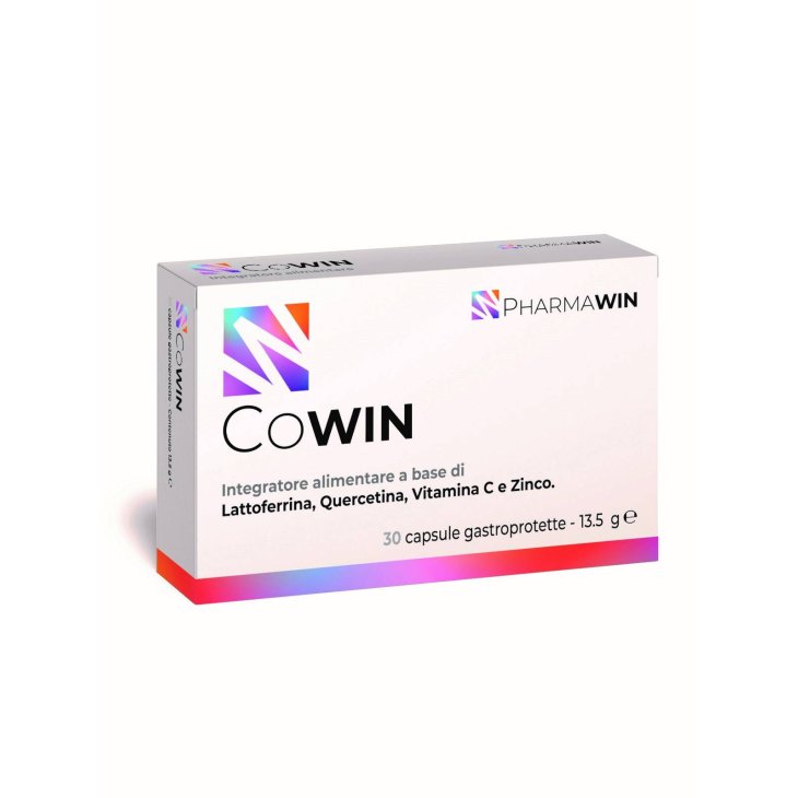 Cowin Integratore Lattoferrina Quercetina Vitamina C e Zinco 30 capsule