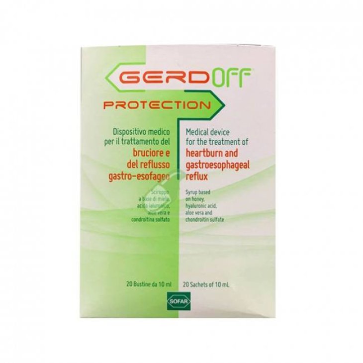 Gerdoff Protection Trattamento per il Reflusso Gastroesofageo 20 bustine