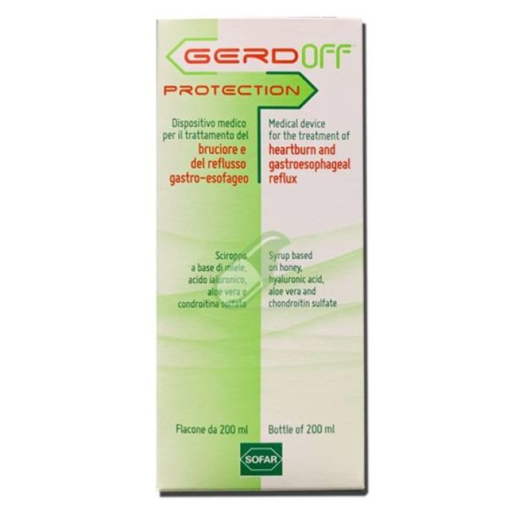 Gerdoff Protection Sciroppo per bruciore e reflusso gastroesofageo 200 ml