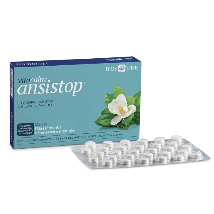 Bios Line Vitacalm Ansistop Integratore Benessere Mentale 60 compresse