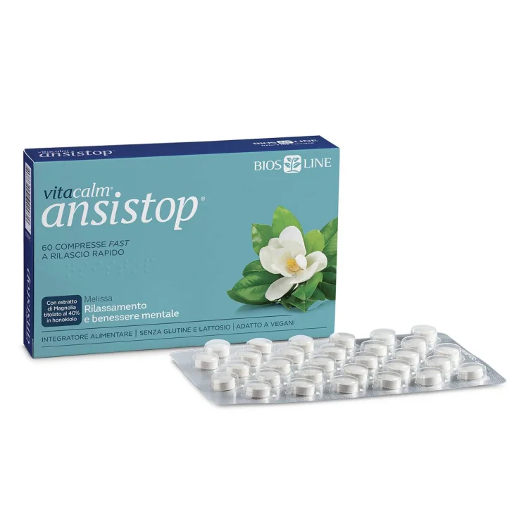 Bios Line Vitacalm Ansistop Integratore Benessere Mentale 60 compresse