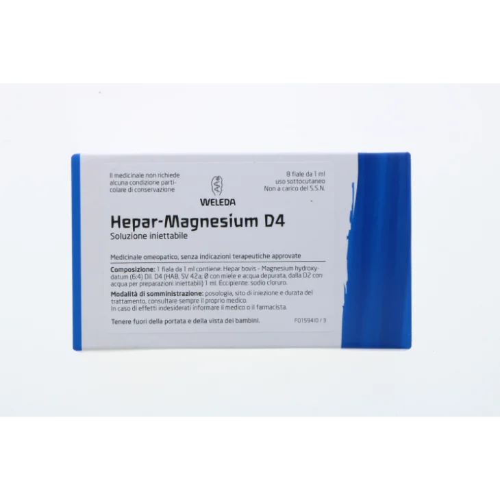 WELEDA HEPAR MAGNESIUM D4 8 FIALE DA 1 ML L'UNA